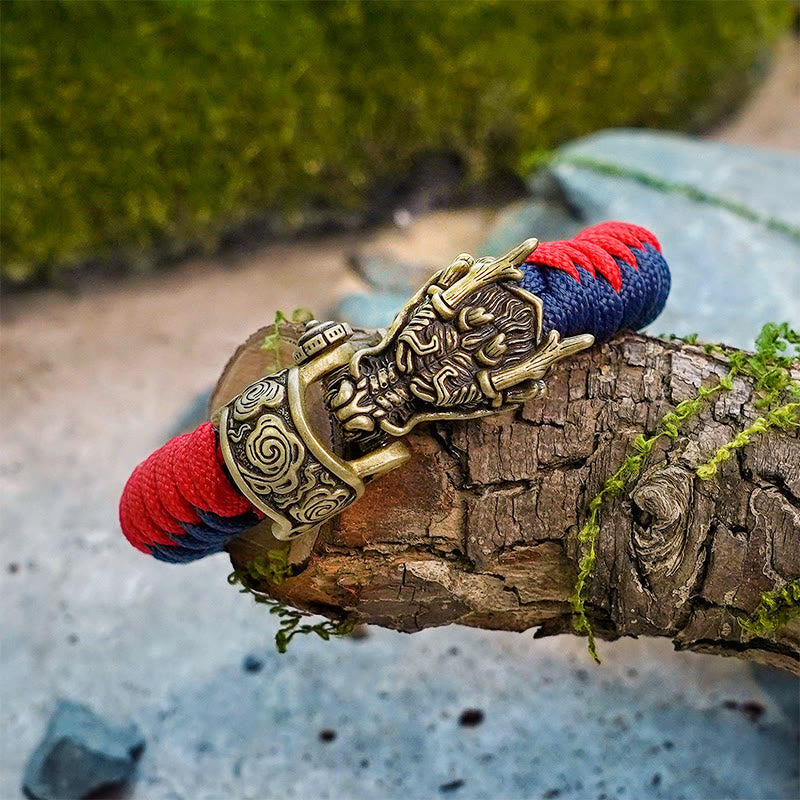 WorldNorse Mythology Norse Dragon Paracord Braided Bracelet - image 2