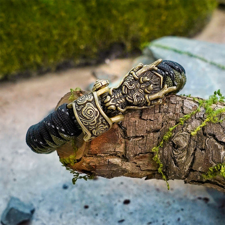 WorldNorse Mythology Norse Dragon Paracord Braided Bracelet - image 7