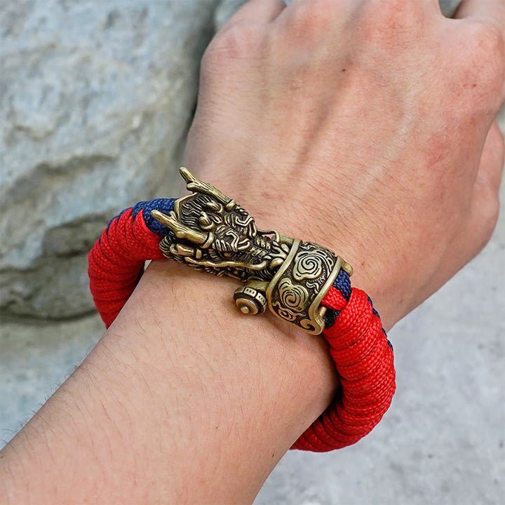 WorldNorse Mythology Norse Dragon Paracord Braided Bracelet - image 5