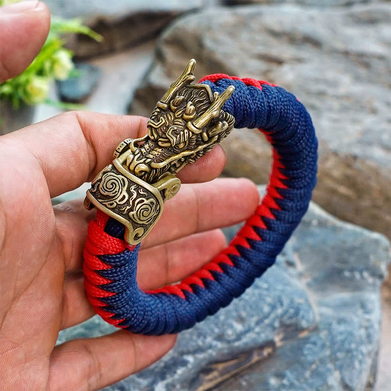 WorldNorse Mythology Norse Dragon Paracord Braided Bracelet - image 4