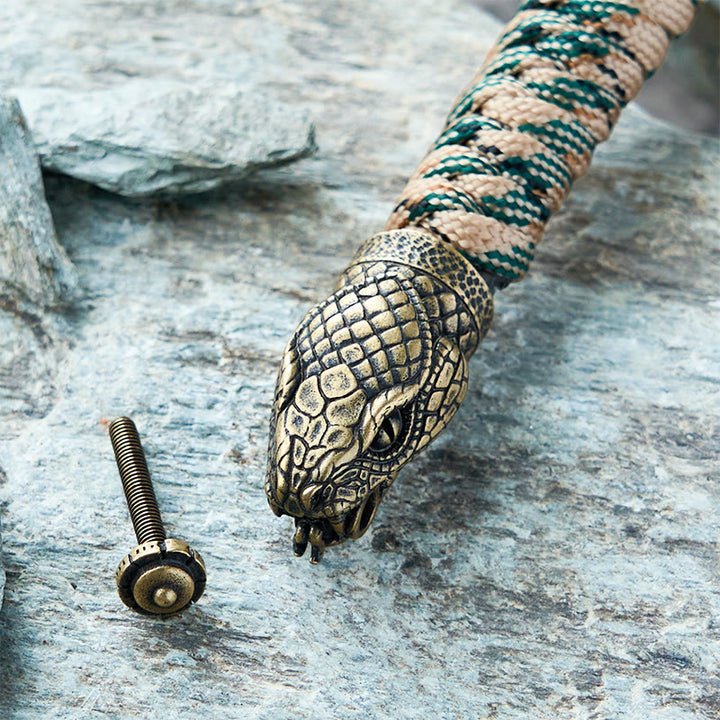 WorldNorse Viking Snake Clasp Paracord Braided Bracelet - image 3