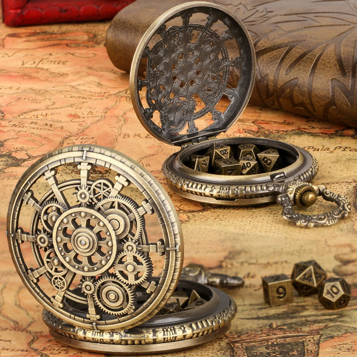 WorldNorse Steampunk Gears Dice Set Waist Chain - image 7
