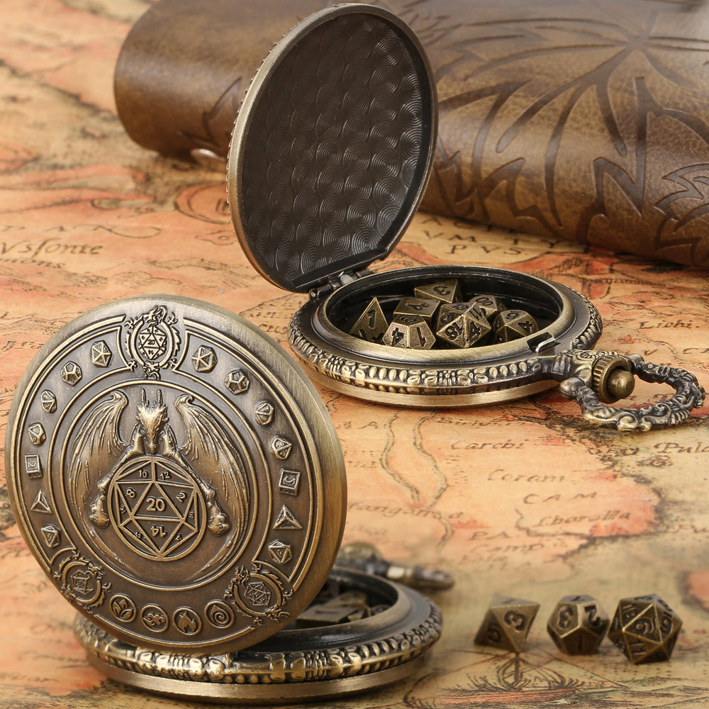 WorldNorse Norse Dragon Polyhedral Dice Set Waist Chain - image 2