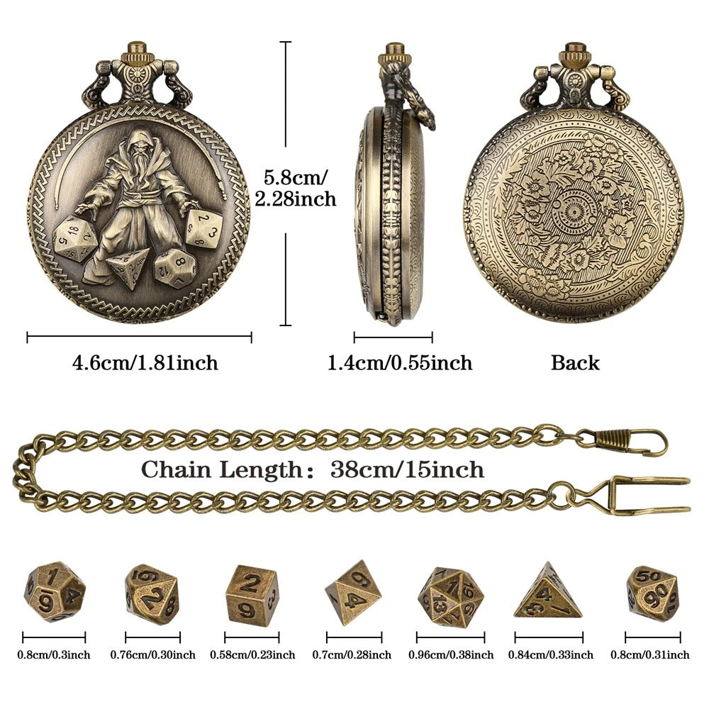 WorldNorse Retro Wizard Tiny Dice Waist Chain - image 4