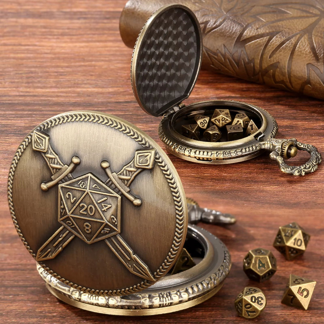 WorldNorse Dual Swords Polyhedral Dice Waist Chain - image 3