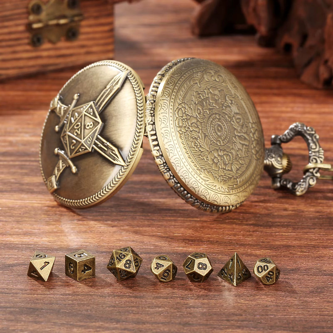 WorldNorse Dual Swords Polyhedral Dice Waist Chain - image 4