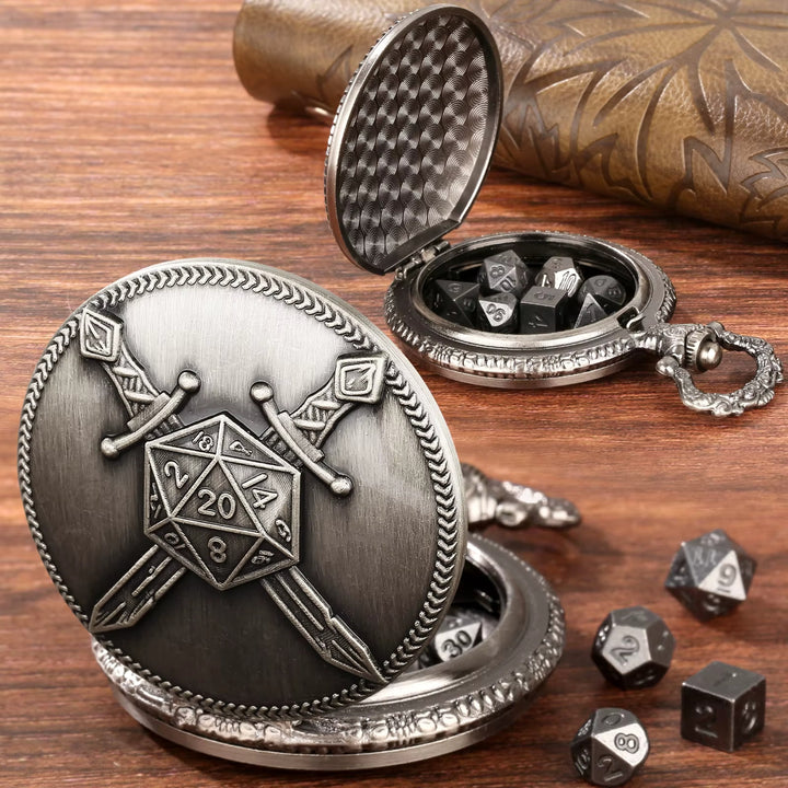 WorldNorse Dual Swords Polyhedral Dice Waist Chain - image 9