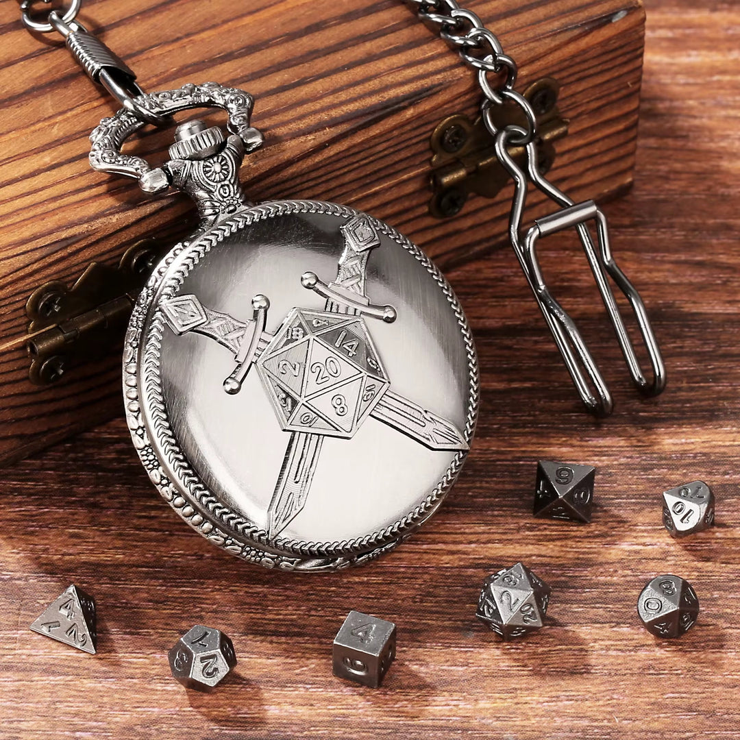 WorldNorse Dual Swords Polyhedral Dice Waist Chain - image 8
