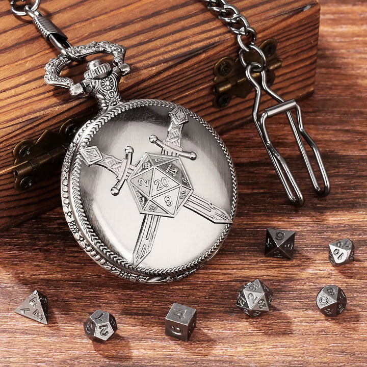 WorldNorse Dual Swords Polyhedral Dice Waist Chain - image 8