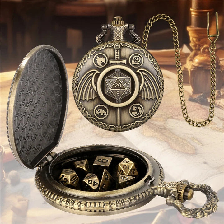 WorldNorse Sword Wings Polyhedral Dice Waist Chain - image 5