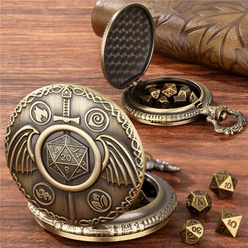 WorldNorse Sword Wings Polyhedral Dice Waist Chain - image 2