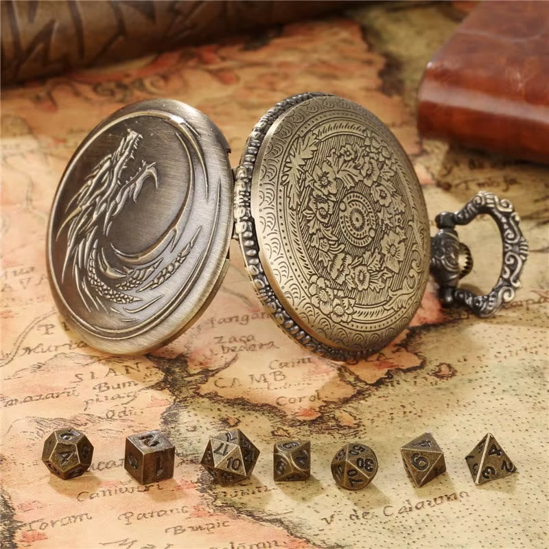 WorldNorse Norse Dragon Pattern Dice Set Waist Chain - image 2