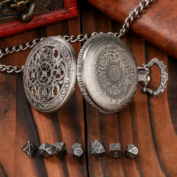WorldNorse Punk Hollow Gears Mini Dice Set Waist Chain - image 10