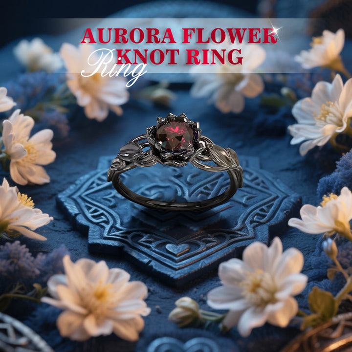 WorldNorse Aurora Flower Knot Ring - image 9