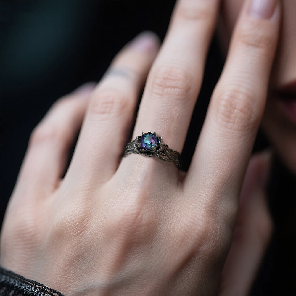 WorldNorse Aurora Flower Knot Ring - image 2