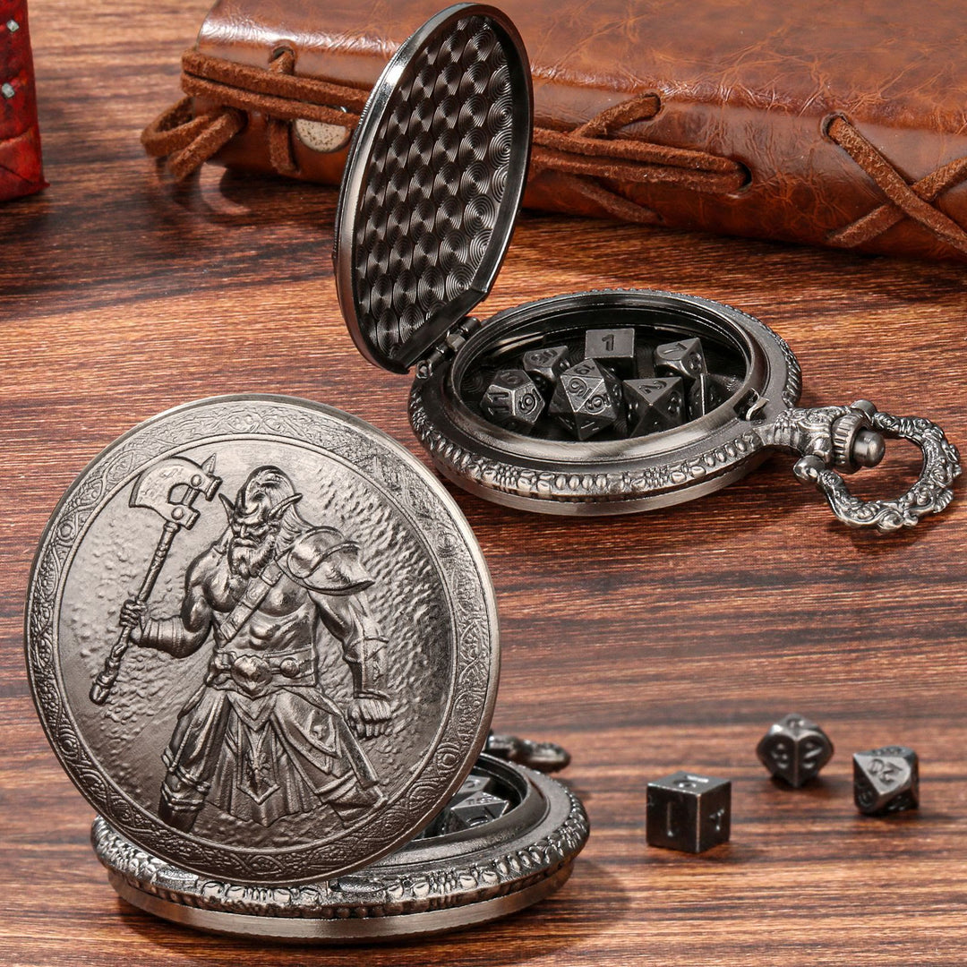 WorldNorse Viking Axe Barbarians Multi-sided Dice Set Waist Chain - image 8