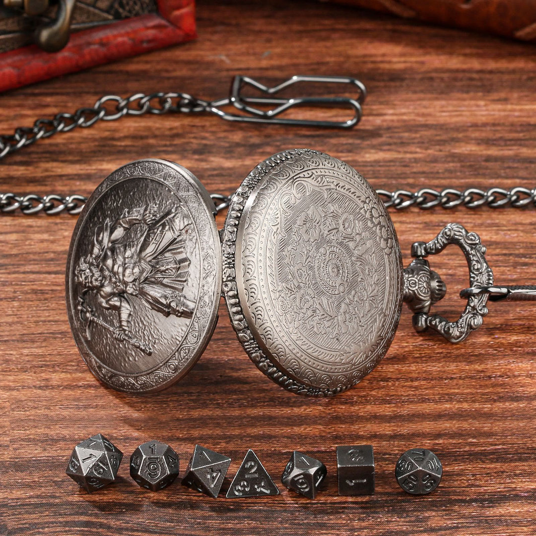 WorldNorse Viking Axe Barbarians Multi-sided Dice Set Waist Chain - image 9
