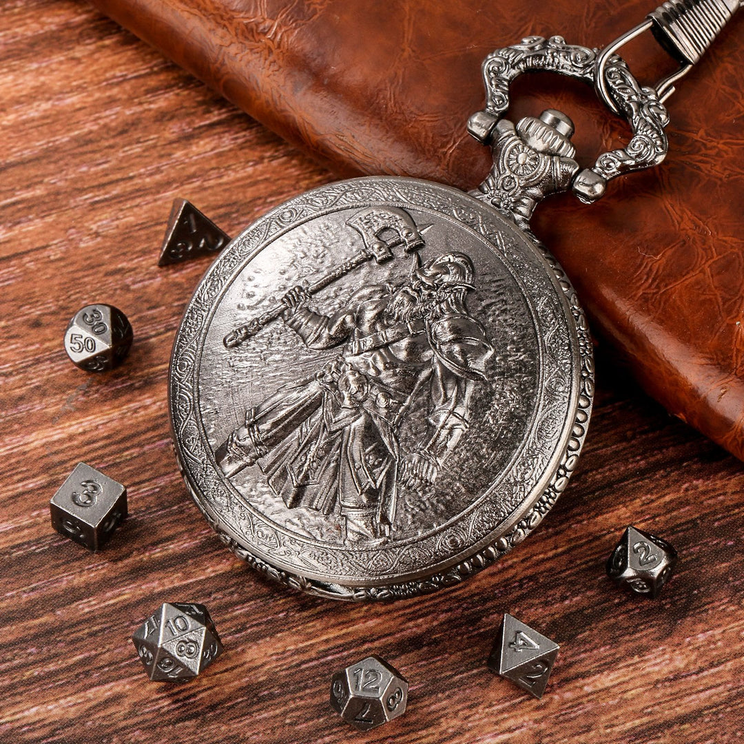 WorldNorse Viking Axe Barbarians Multi-sided Dice Set Waist Chain - image 7