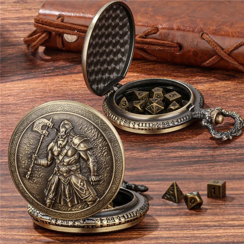 WorldNorse Viking Axe Barbarians Multi-sided Dice Set Waist Chain - image 3