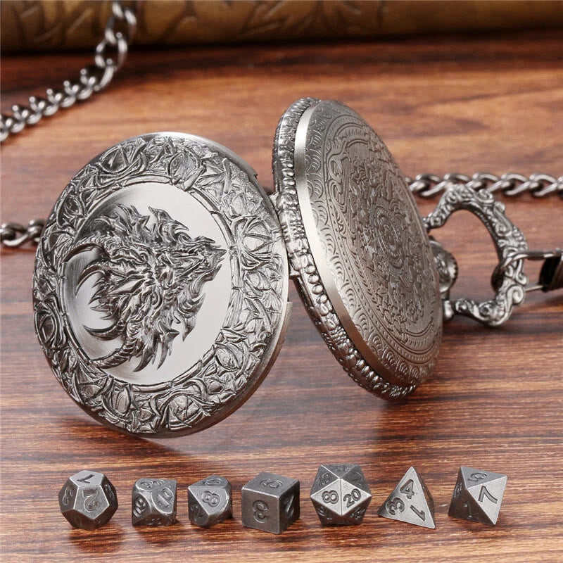 WorldNorse Viking Dragon Mini Polyhedral Dice Set Waist Chain - image 8
