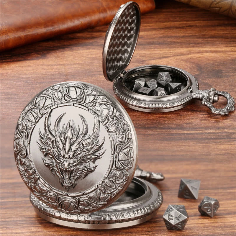 WorldNorse Viking Dragon Mini Polyhedral Dice Set Waist Chain - image 7