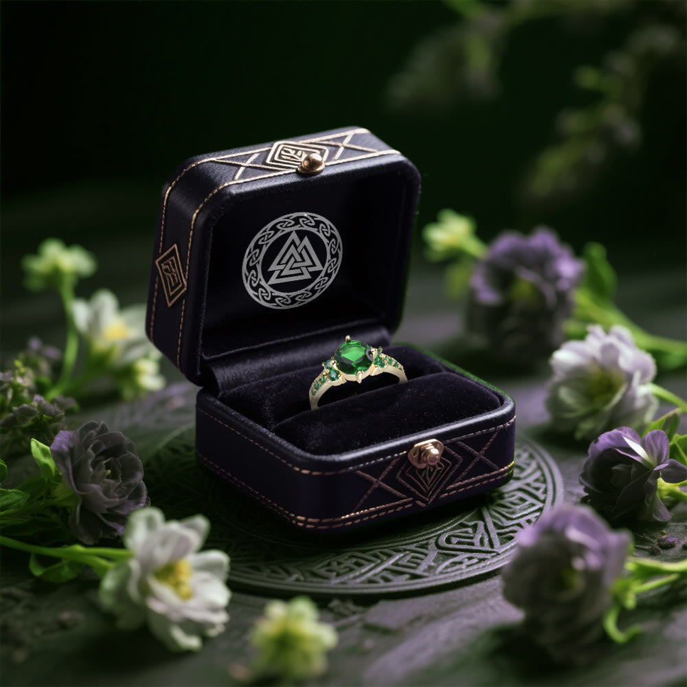 WorldNorse Midnight Blossom of Freyja Ring - image 13