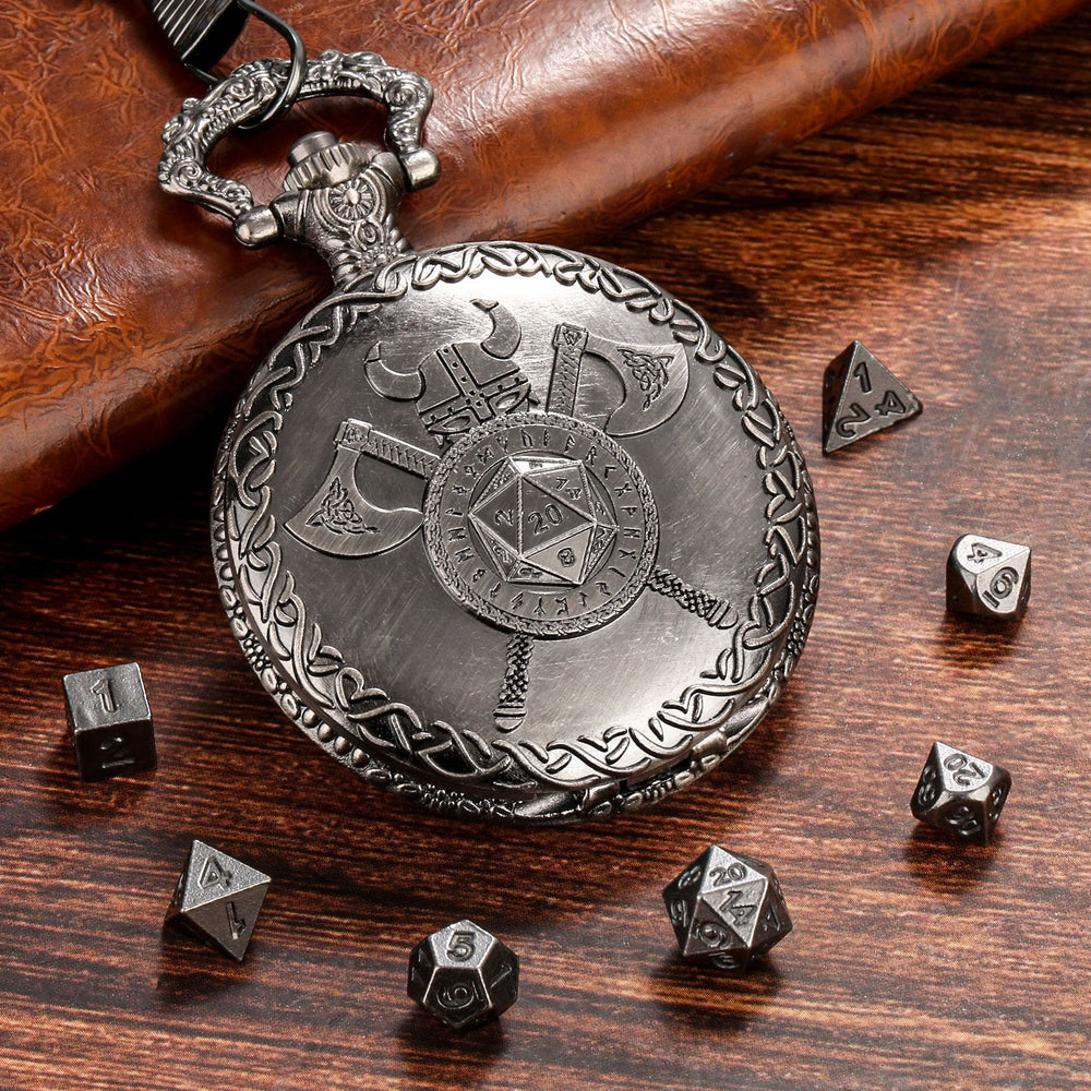 WorldNorse Viking Axe Helmet Rune Seven Dice Waist Chain - image 2