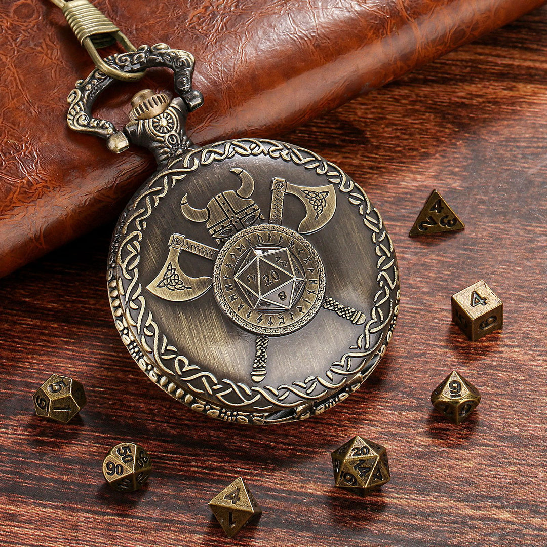 WorldNorse Viking Axe Helmet Rune Seven Dice Waist Chain - image 8
