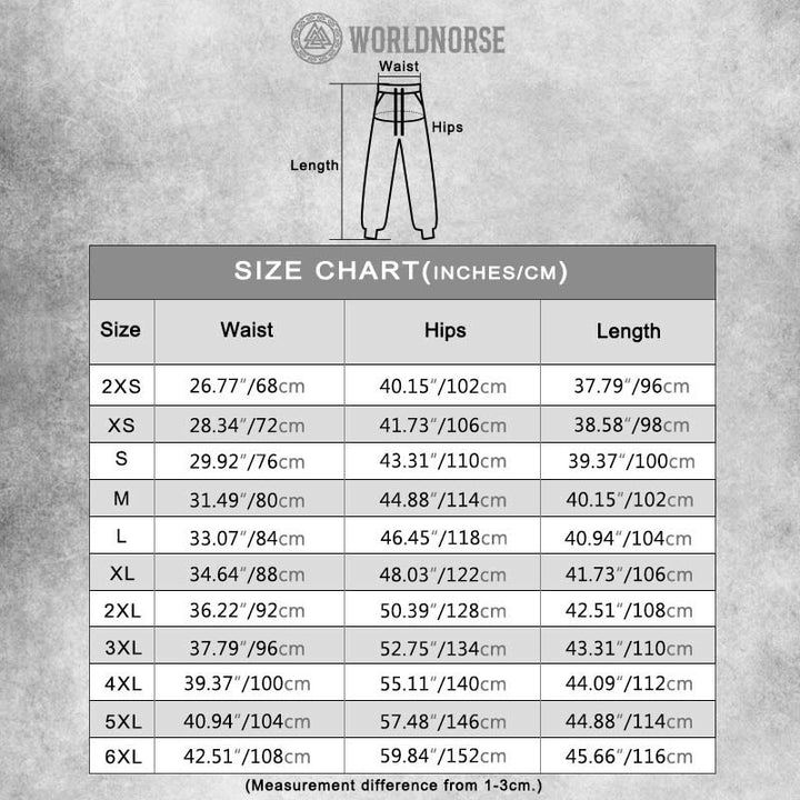 WorldNorse Raven God Rune Sweatpants - image 1