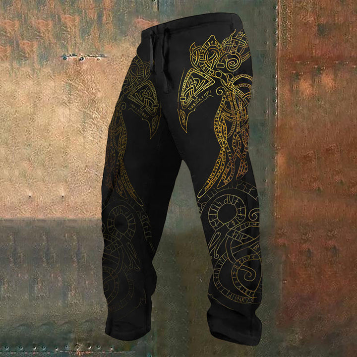 WorldNorse Raven God Rune Sweatpants - US/UK/AU52，EU62 (6XL) - image 1