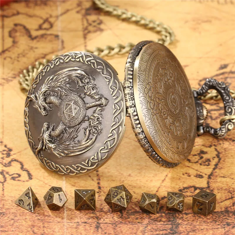 WorldNorse Magic Wand Dragon Mini Dice Set Waist Chain - image 4