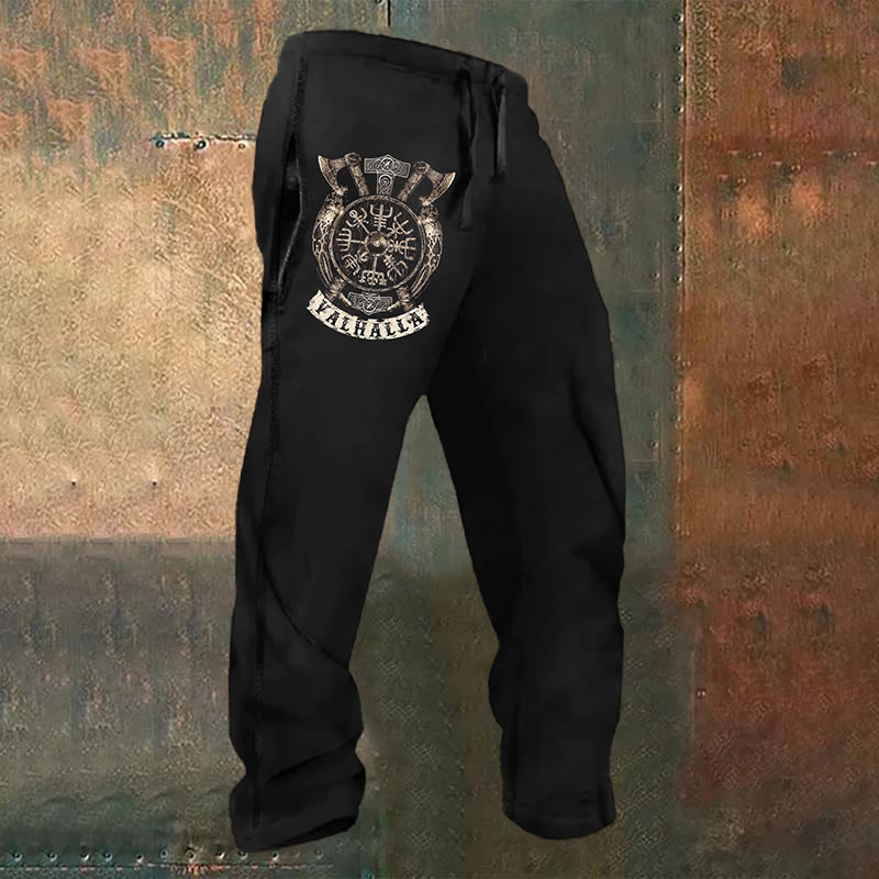 WorldNorse Thor's Hammer Norse Weapon Vegvisir Sweatpants - US/UK/AU52，EU62 (6XL) - image 1