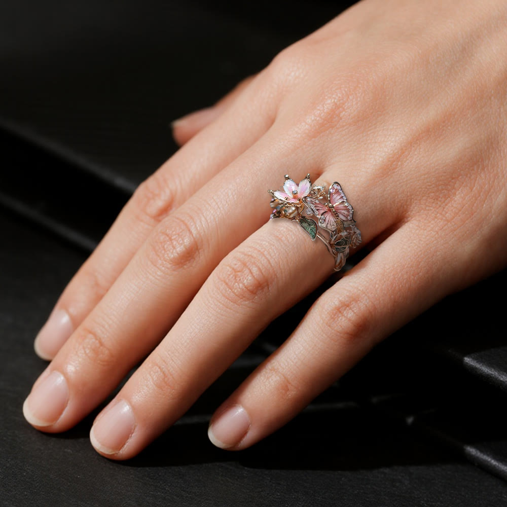 FREE Today: Whispering Blossoms Butterfly Ring - image 2