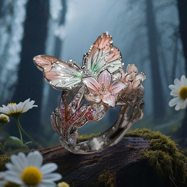FREE Today: Whispering Blossoms Butterfly Ring - Butterfly#C - Silver - image 12