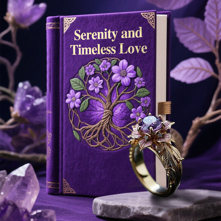 FREE Today: Twilight Bloom Amethyst Dual Tone Ring - image 4