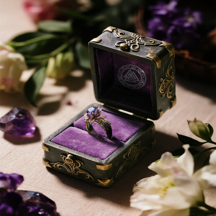 FREE Today: Twilight Bloom Amethyst Dual Tone Ring - image 5