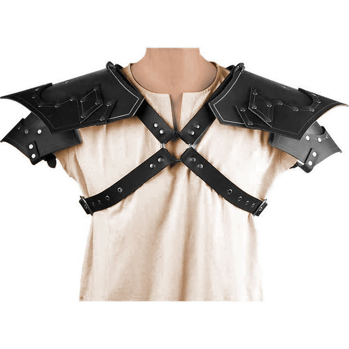 WorldNorse Medieval Renaissance Layered Buckles Shoulder Chest Armor  - image 9