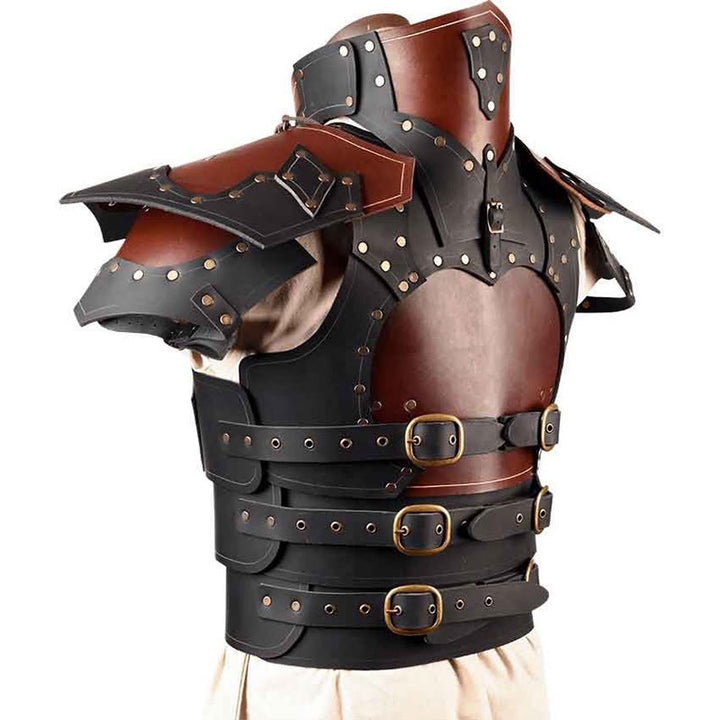 WorldNorse Medieval Renaissance Layered Buckles Shoulder Chest Armor  - image 4