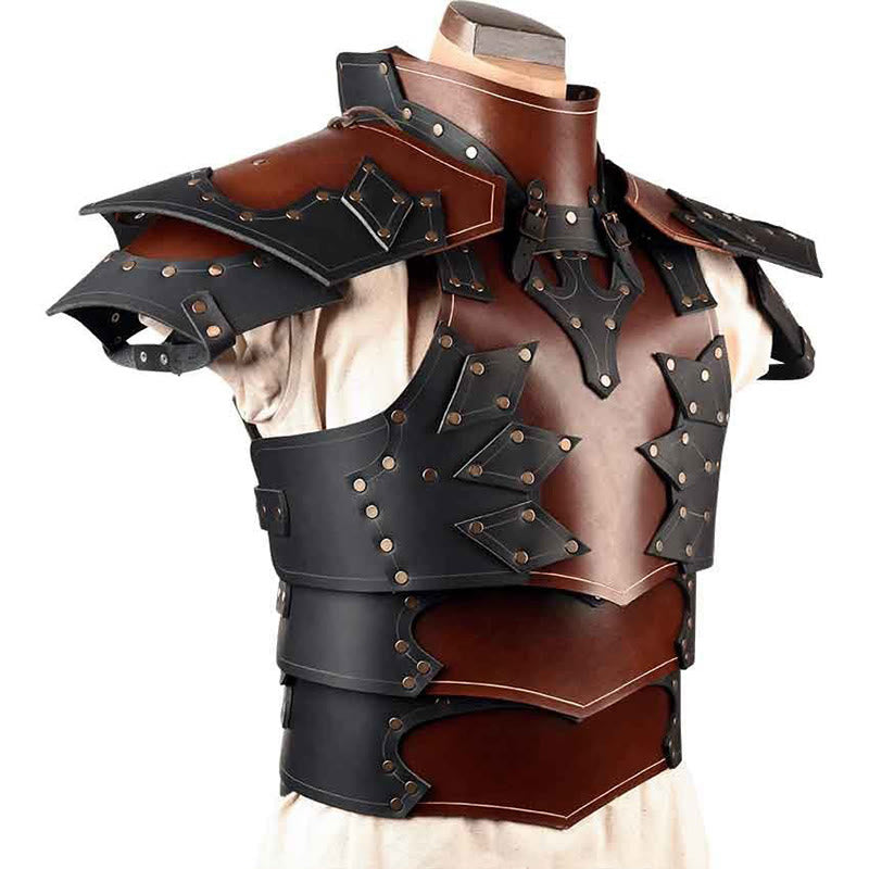 WorldNorse Medieval Renaissance Layered Buckles Shoulder Chest Armor  - image 1
