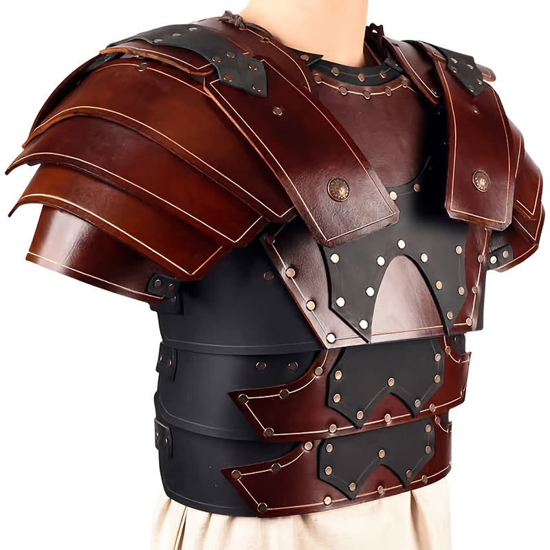 WorldNorse Viking Leather Paneled Design Chest Armor  - image 3