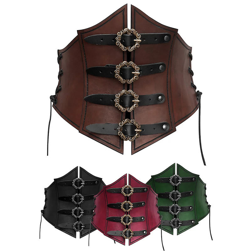 WorldNorse Side Lace Up Shield Shaped Chest Armor  - image 1