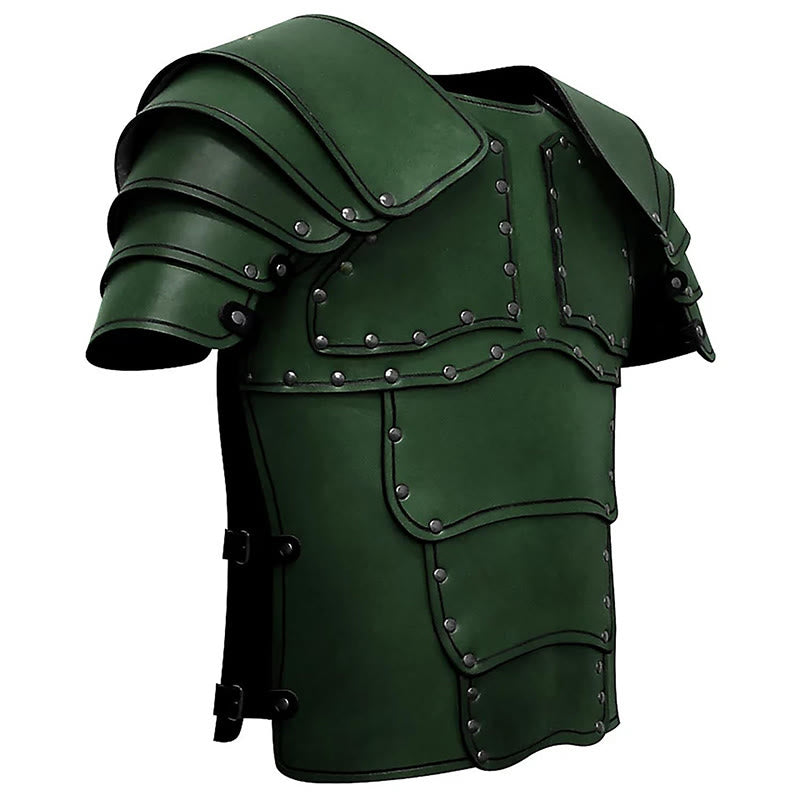 WorldNorse Retro Segmented Shoulder Curved Panel Chest Armor  - image 15