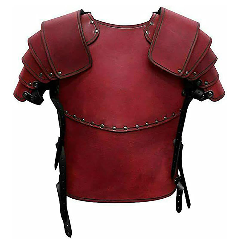WorldNorse Retro Segmented Shoulder Curved Panel Chest Armor  - image 14