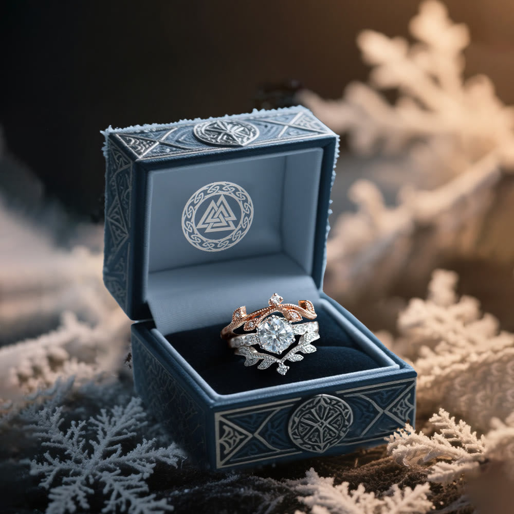 FREE Today: Moissanite Frost Blossom Ring Set - image 12