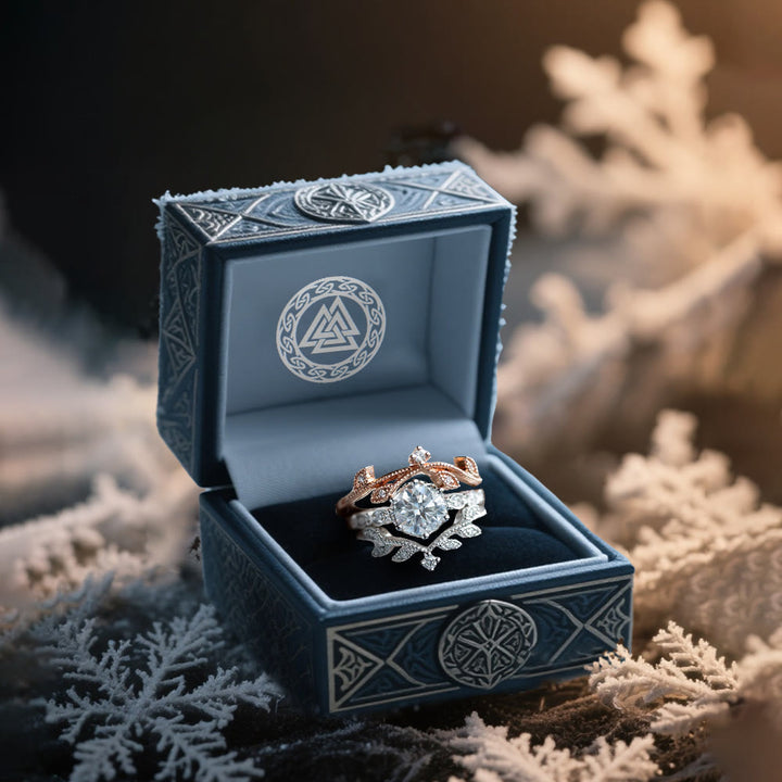 FREE Today: Moissanite Frost Blossom Ring Set - image 12