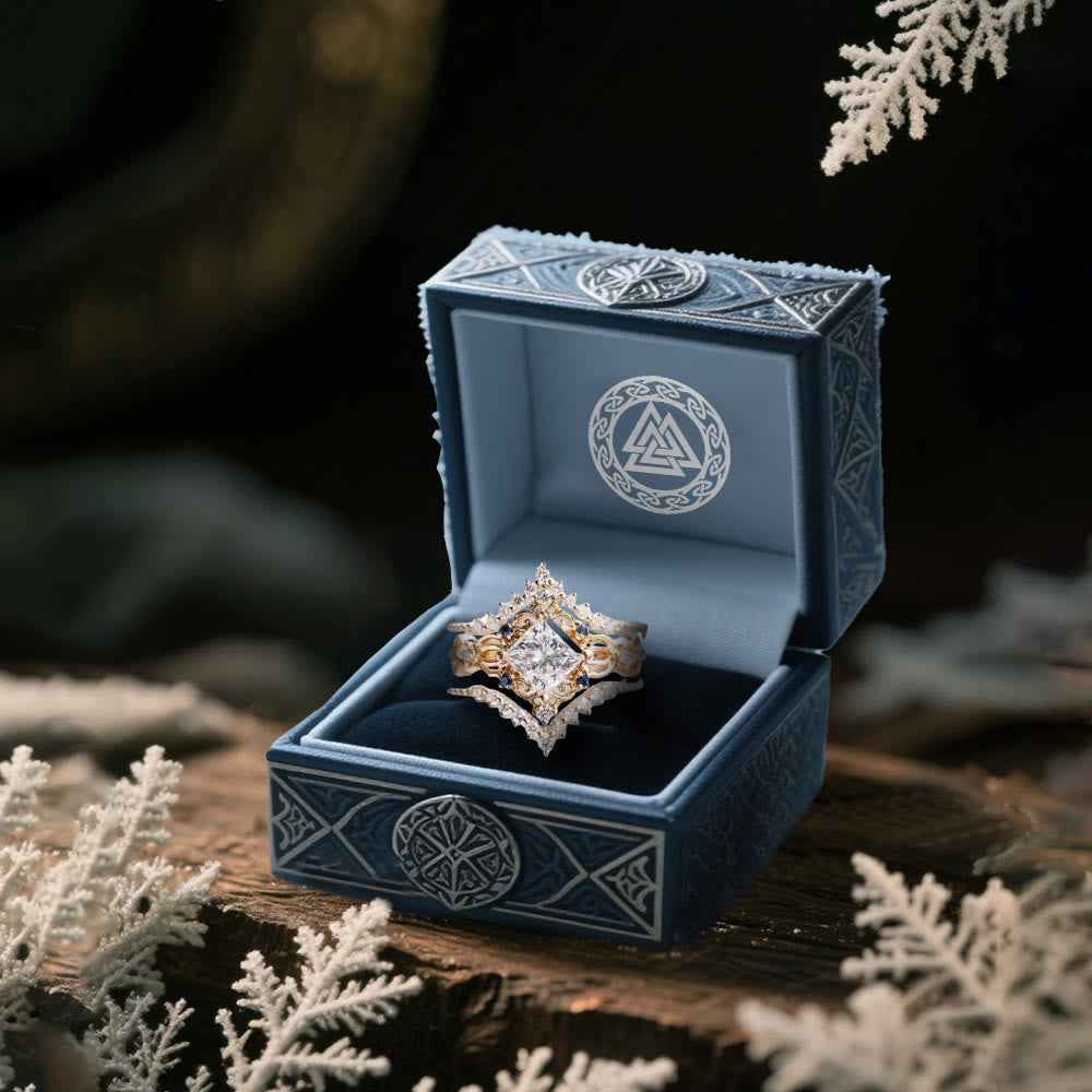 FREE Today: Moissanite Frost Blossom Ring Set - image 8