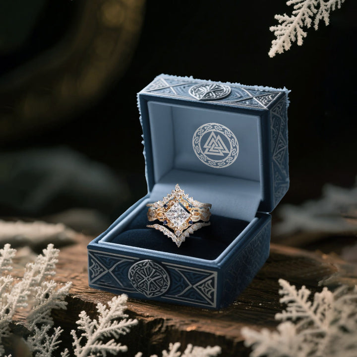 FREE Today: Moissanite Frost Blossom Ring Set - image 8