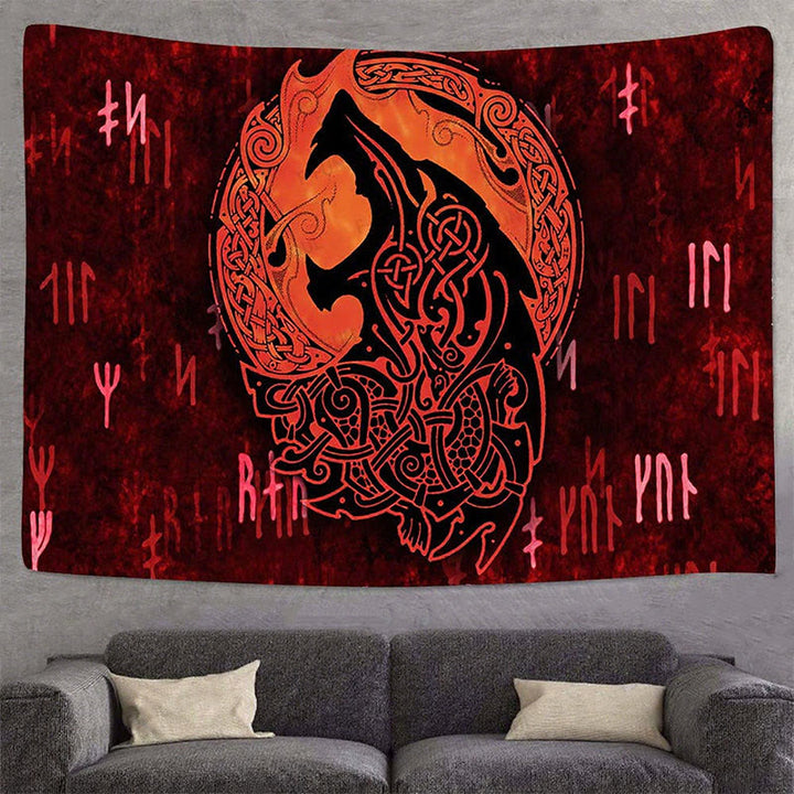 WorldNorse Ornate Vintage Fenrir Tapestry - image 3