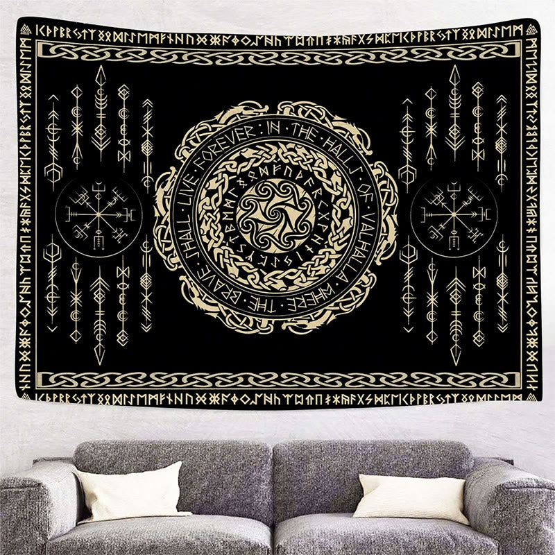 WorldNorse Timeless Triskelion Celtic Rune Tapestry - image 2