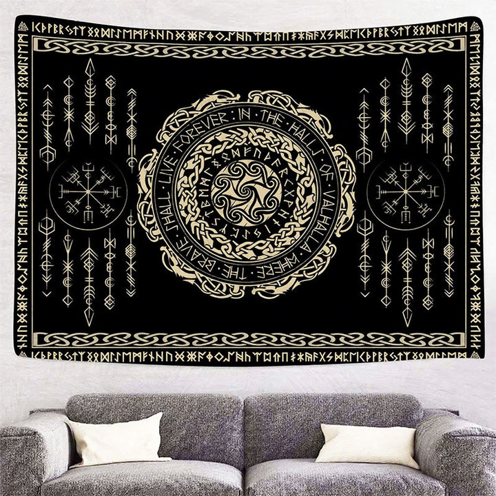 WorldNorse Timeless Triskelion Celtic Rune Tapestry - image 2